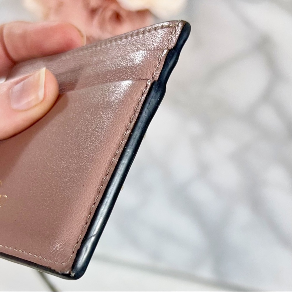Valentino Garavani Blush Pink Rockstud Card Holder - Picture 4 of 10